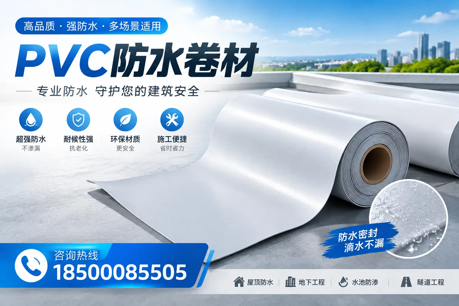 PVC防水卷材的市场竞争分析,临沂品牌选择参考